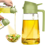 Aceitero Dispensador & Pulverizador 2 en 1 Premium