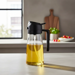 Aceitero Dispensador & Pulverizador 2 en 1 Premium